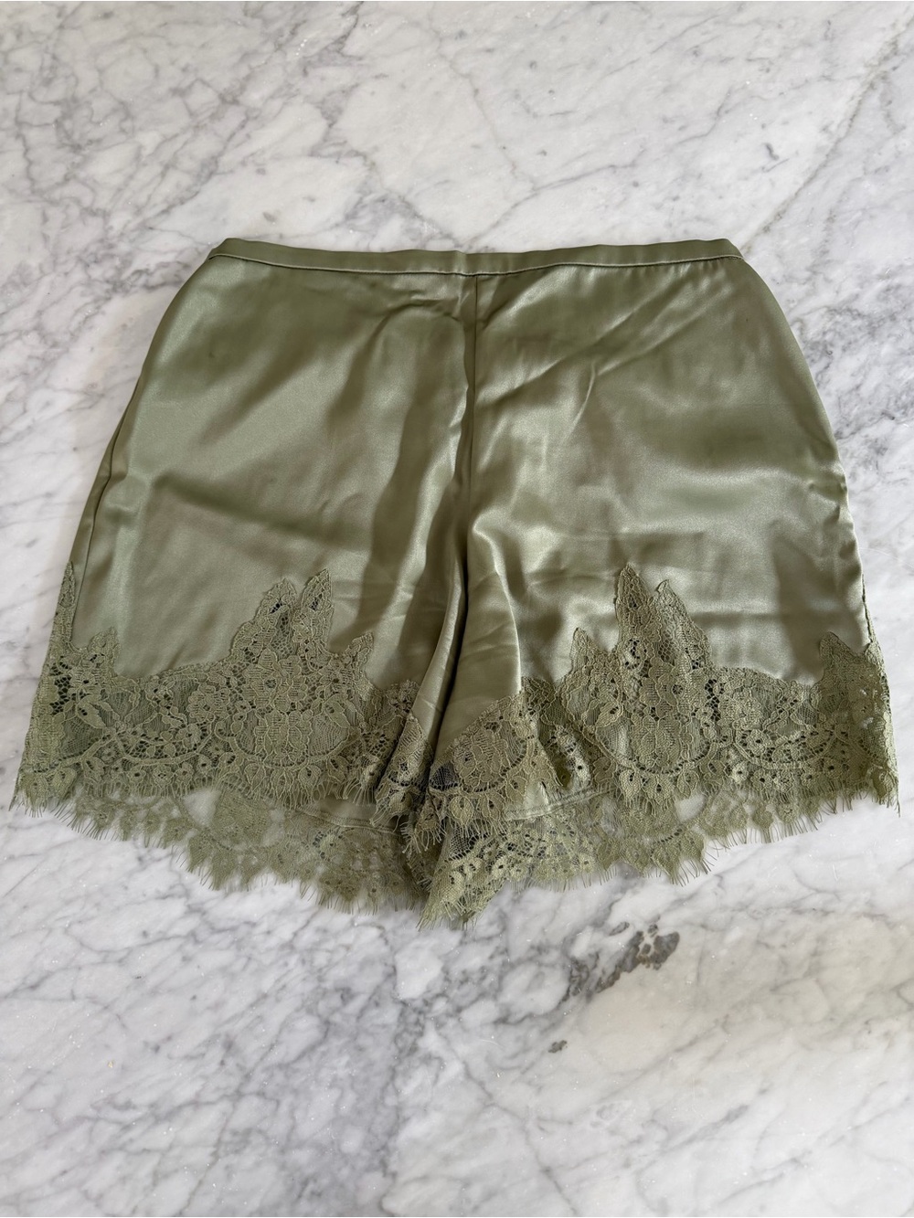 Reformation Fern Satin Shorts